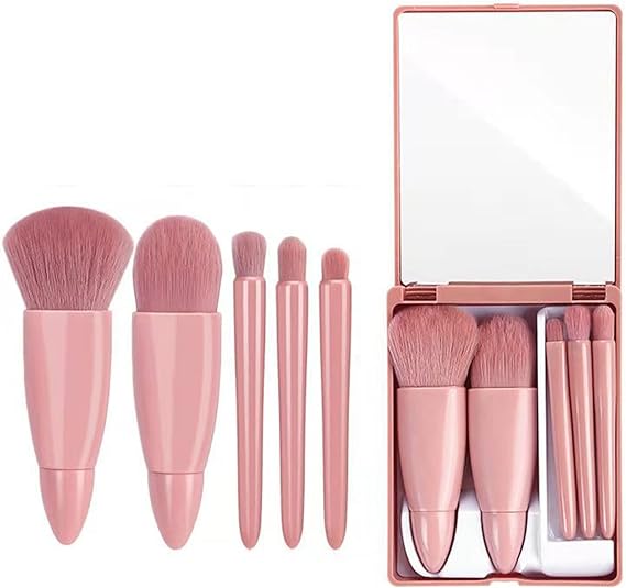 LIFE STYLE HUB™ 5pcs Soft Fluffy Makeup Brush Set