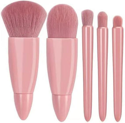 LIFE STYLE HUB™ 5pcs Soft Fluffy Makeup Brush Set