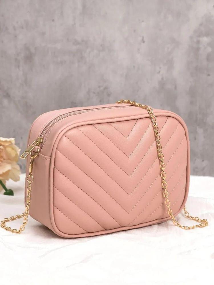 LIFE STYLE HUB™ Horizontal Square Shaped Shoulder Bag