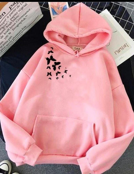 LIFE STYLE HUB™ Women's Cotton Printed Hoodie