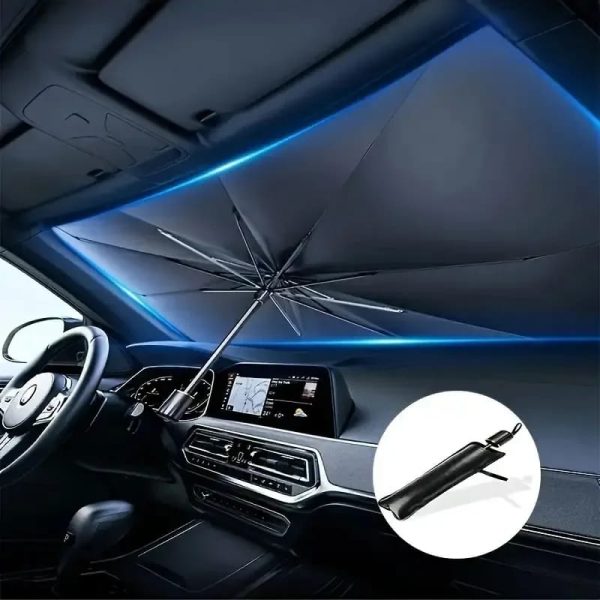 LIFE STYLE HUB™ Car Umbrella Sunshade Car Windshield Sun Shade