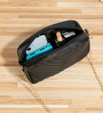 LIFE STYLE HUB™ Horizontal Square Shaped Shoulder Bag