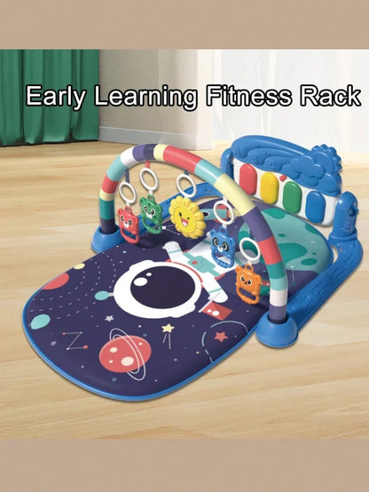 LIFE STYLE HUB™ Kids Musical Piano Gym Mat With Music & Lights